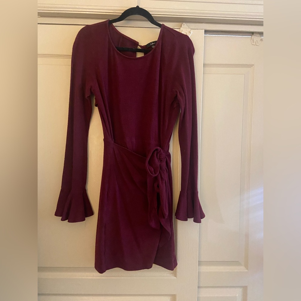 Lulus Burgundy Sweater Dress